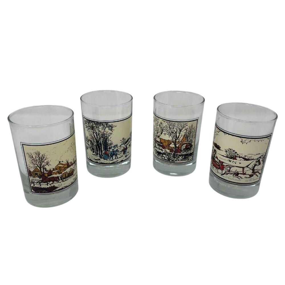 Currier & Ive’s Vintage 1981 Glass Collection By Arby’s